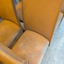 Italian leather dining chairs Image 4