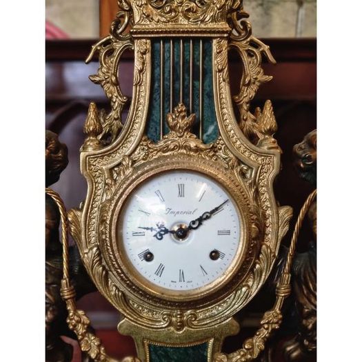 Three Piece Clock & Candelabra Set KAS1370