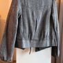 Women's Black & White Herringbone pattern waist cropped Blazer/Jacket/Coat by New Look, Size UK8, EU36 Image 7
