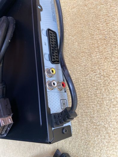 TV and DVD player