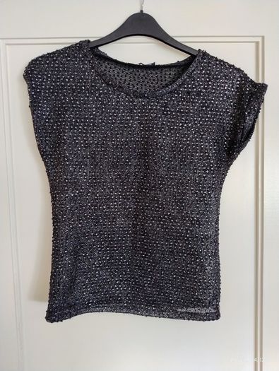 Ladies matalic top