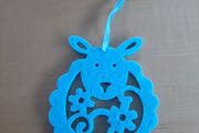 Felted Easter bunny rabbit decoration