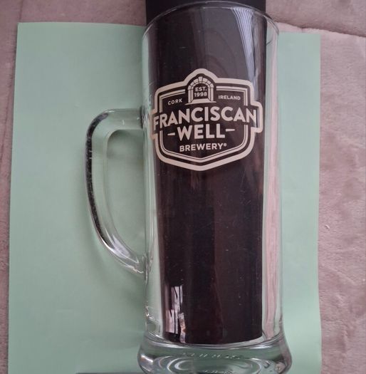 Vintage Franciscan Well Brewwery  Cork Pint Tankard Beer  Glass