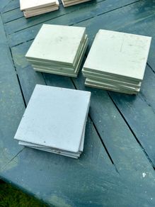 Wincklemans Pale Green Ceramic Tiles - 10cm x 10cm