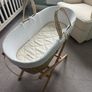 The Little Green Sheep Moses Basket - White Image 3