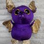 Ty Beanie Boos COUNT the Purple Halloween Bat approx. 6" Used Please see photos Image 5