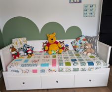 IKEA HEMNES Day Bed with 3 Drawers in White