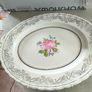 Vintage W H Grindley Staffordshire  Serving Platter 1950s as hanging plate Image 5