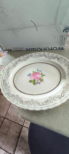 Vintage W H Grindley Staffordshire  Serving Platter 1950s as hanging plate