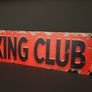 Boxing Club metal sign. Vintage retro Licence player style Image 4