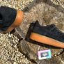 Premium Nike Air Force 1 Jaded Black Suede Gum Image 3