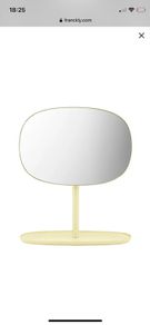 Normann Copenhagen lemonade yellow flip mirror