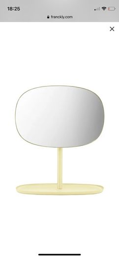 Normann Copenhagen lemonade yellow flip mirror