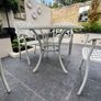 Cast Aluminium Garden Table and 4 Chairs Image 8