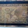 Vintage Gold Foil Picture Of The World Image 3