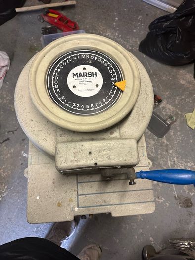 Marsh Manual Stencil Machine