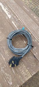 H05RN-F rubber cable 2x0.75mm2 5.5m with moulded 13A plug