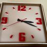 Coca Cola Lighted Clock Sign Very Rare 80's Image 5