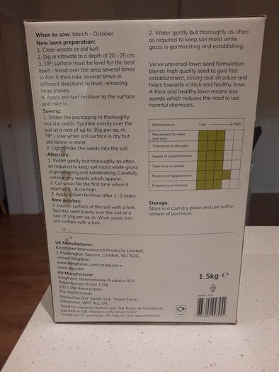 Verve Universal Lawn Seed