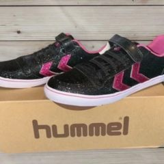 Hummel Stadil Glitter Jr Low Trainers - Brand New