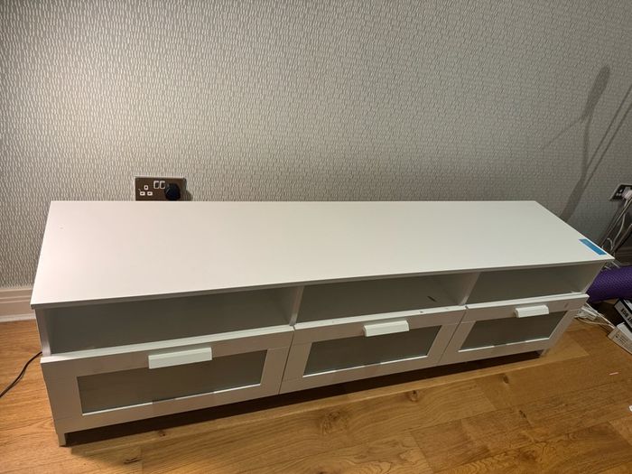 TV bench, white From IKEA!