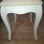 Chantilly style dressing table in french ivory with stool Image 5