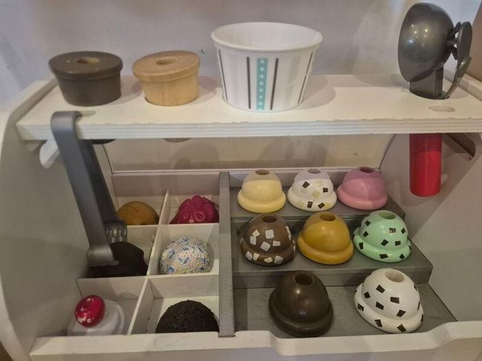 Wooden Toy Shop with Melissa and Doug Ice Cream Stand