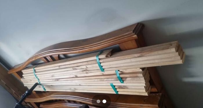 Solid Wooden King Size Sleigh Bed