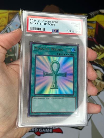 YuGiOh! Monster Reborn PSA 9 | KC01 Japanese Art in the TCG