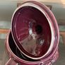 Vintage Sadler Pottery Beetroot Funny Face Lidded Jar Glazed Burgundy Image 8
