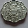 Seychelles 5 Cents 1977 Fish Low Mintage Image 2