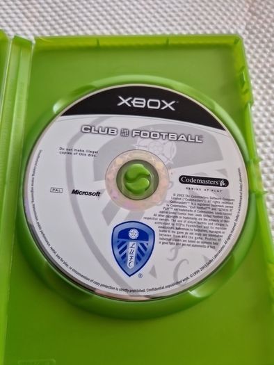 Leeds United Club Football season 2003 2004 Xbox Original Games Original