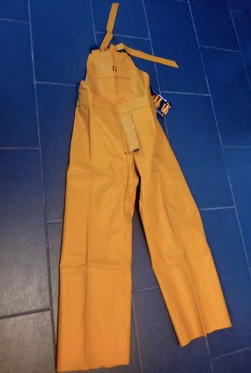 Guy Cotten Nylpeche Bib & Braces with Fly - Yellow