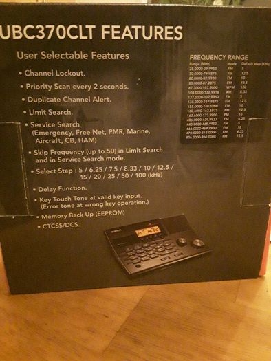 Uniden Bearcat Radio Scanner