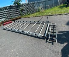 Rhino Crafter Aluminium roof rack with ladder