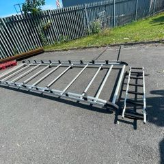 Rhino Crafter Aluminium roof rack with ladder