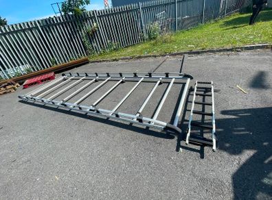 Rhino Crafter Aluminium roof rack with ladder