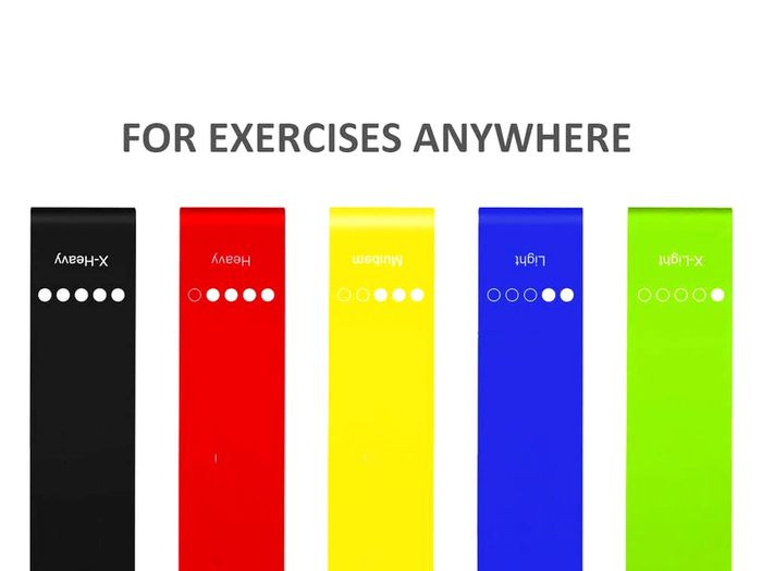 Resistance Band Set For Men And Women 5 In Set