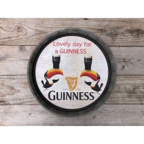 Barrel Lid  Guinness  White Toucans  HS3