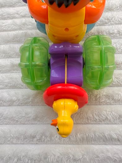 Sesame Street Ernie 2001 Splashin Trike Water Tub Tricycle Duck Part of the rope doesn't pull back completely Used Please see photos