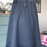 Ba&sh Denim Skirt Size Uk 8 Image 4