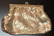 Vintage Whiting &amp; Davis Gold Mesh Evening Purse
