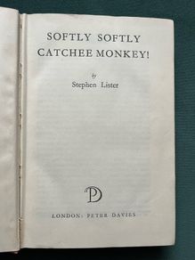 Vintage Softly Softly Catchee Monkey! Book