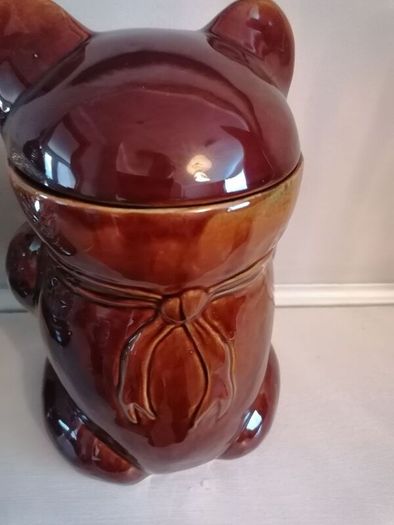 vintage price and Kensington teddy bar biscuit /cookie jar