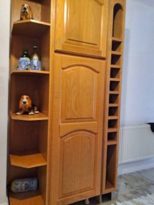 Solid wood display cabinet /storage unit