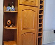 Solid wood display cabinet /storage unit