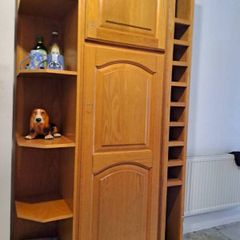 Solid wood display cabinet /storage unit