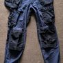 Blaklader work trousers 34R 4 way stretch navy/ black Image 5