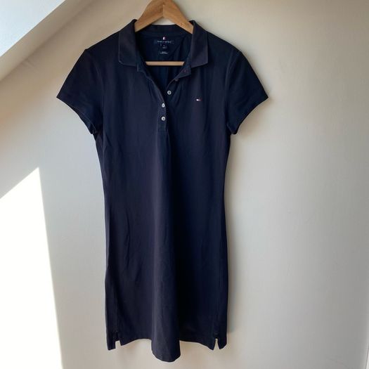 Tommy Hilfiger Heritage Slim Fit Navy Mini Polo Dress