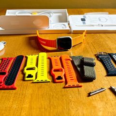 Apple Watch SE 2nd Gen GPS 40mm Starlight & Mega Extras 14pc Accessory Bundle New Charger Case Strap Band Professional Office Work Lifestyle Fitness Outdoors Elegant Party Event Magnetic Ocean